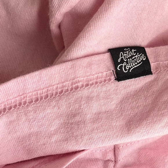 Artist Collective 'Not You' Kanji Light Pink Graphic T-Shirt, Men's Medium - Picture 3 of 6